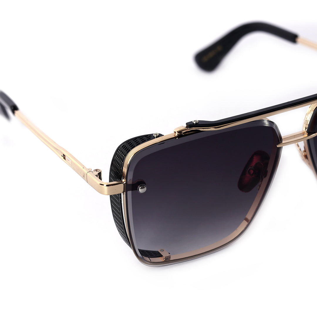 Astra Gold Square Aviator Sunglasses | UV400 | Men & Women