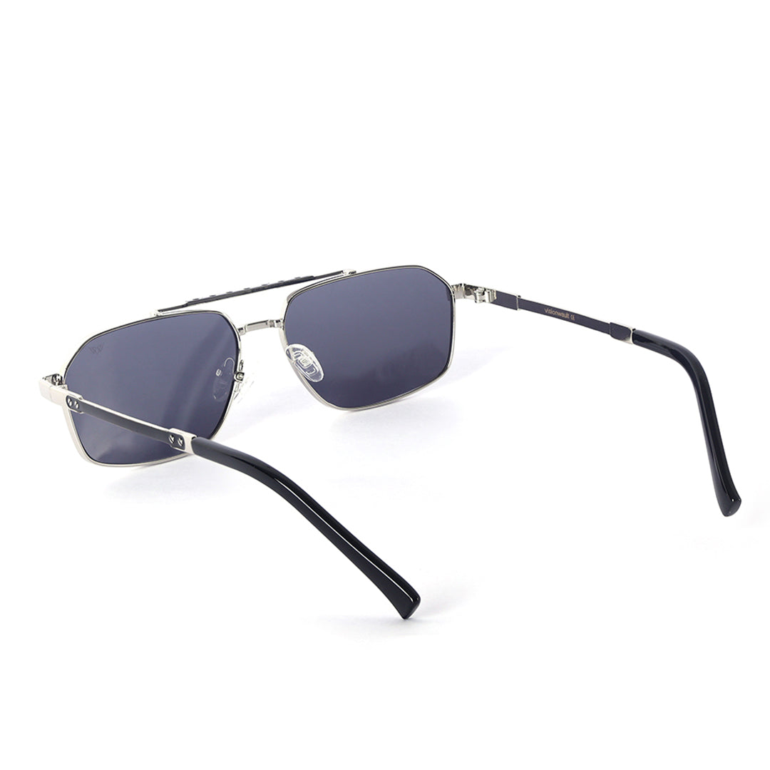 Venam Modern Squared Variant Silver Sunglasses | UV400 | Men & Women