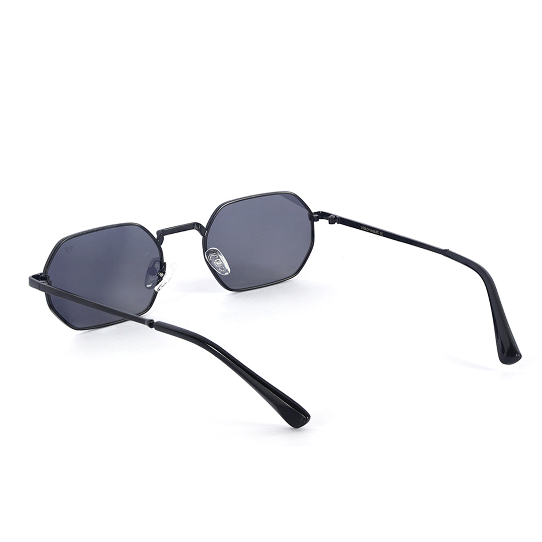 Spectrum Geometric Black Sunglasses | UV400 | Men & Women
