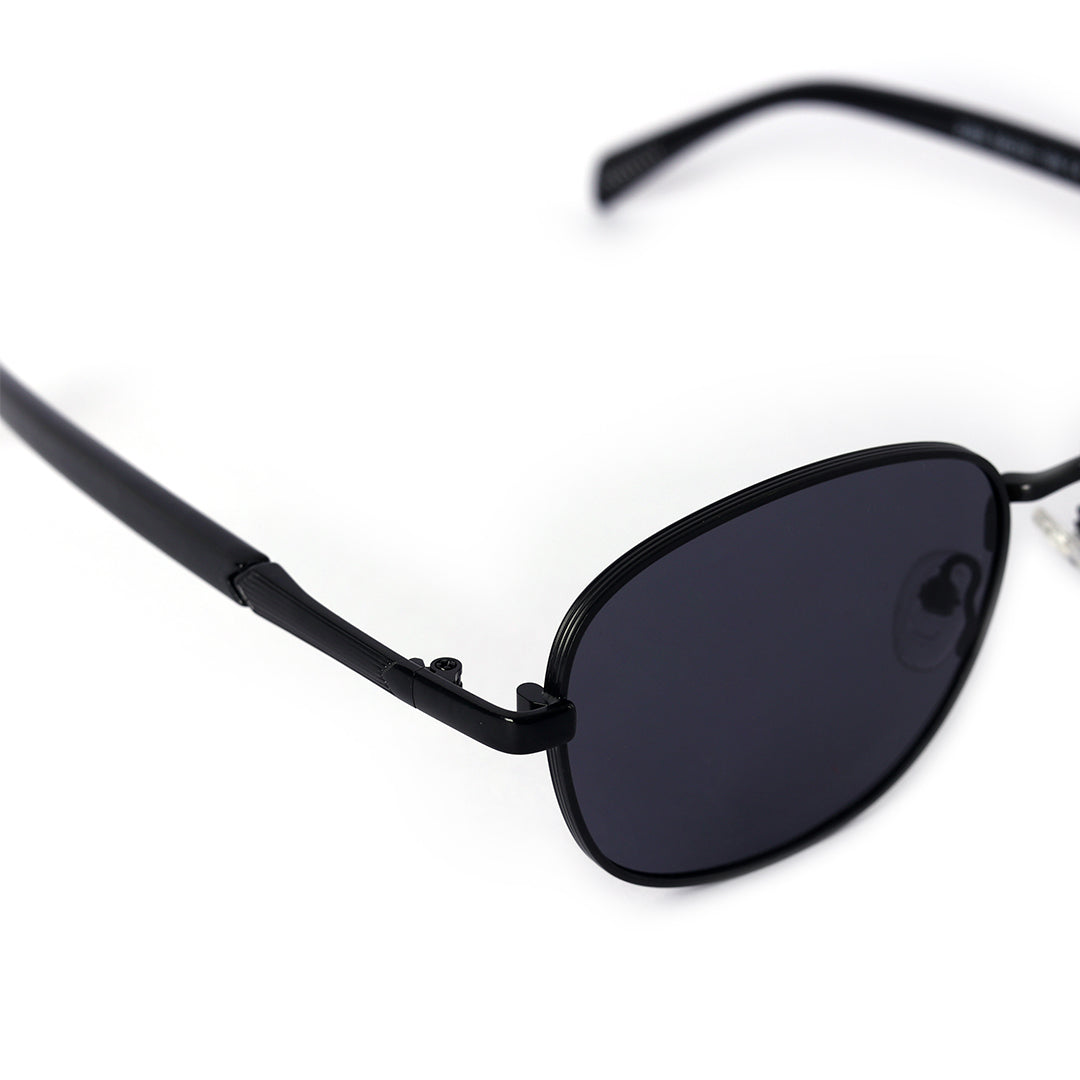 Shadow Black Prime Rectangle Sunglasses | UV400 | Men & Women