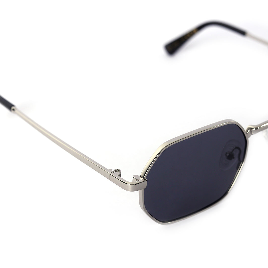 Spectrum Geometric Silver Sunglasses | UV400 | Men & Women