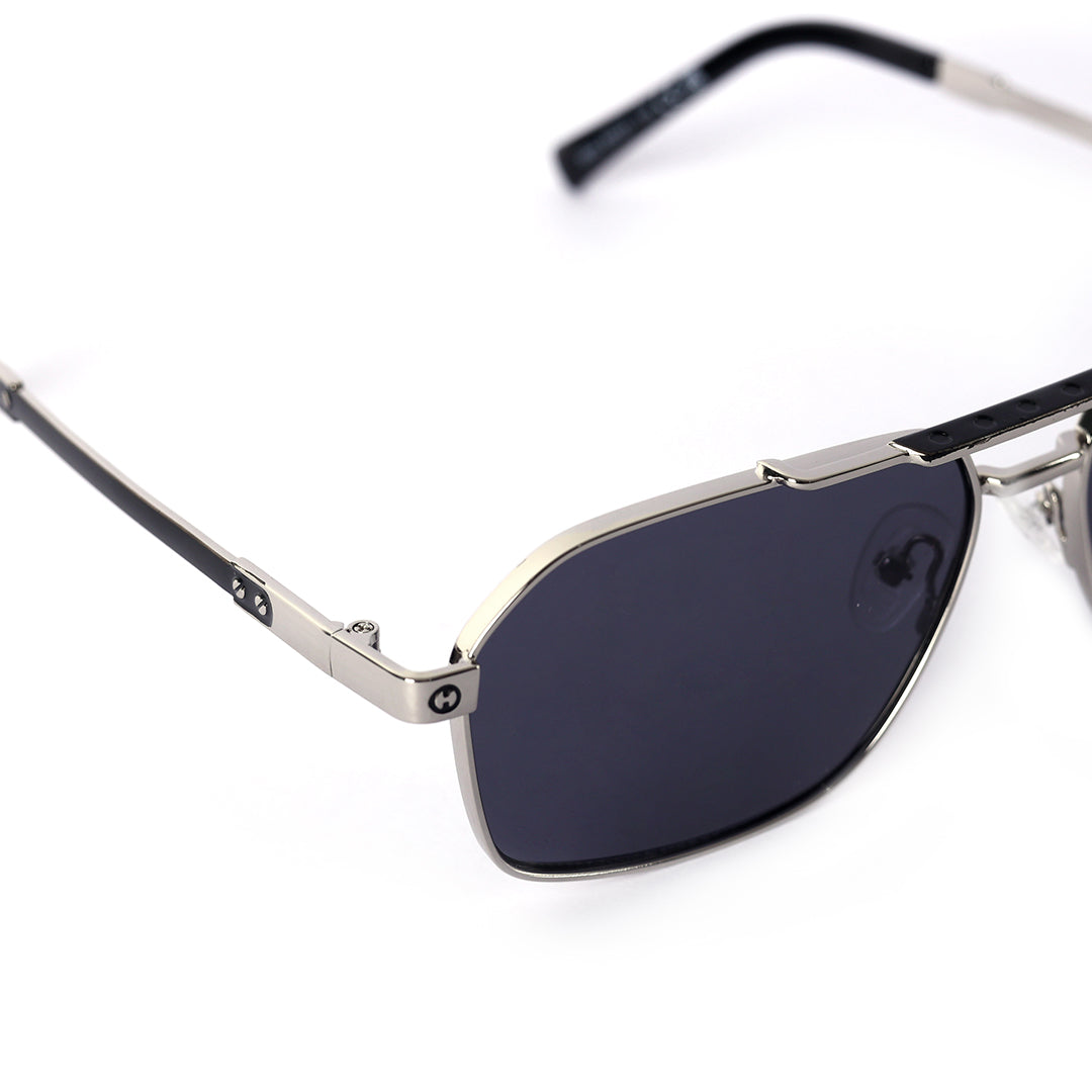 Venam Modern Squared Variant Silver Sunglasses | UV400 | Men & Women
