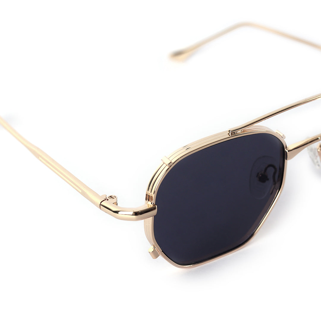 Warrior Premium Gold Sunglasses | UV400 | Men & Women
