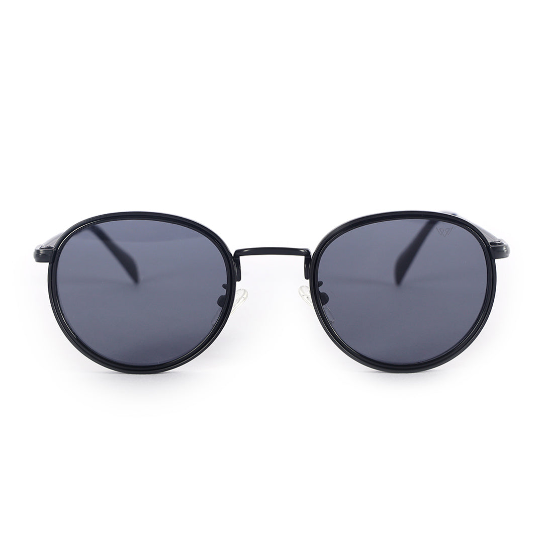 Horizon Classic Black Panto Sunglasses | UV400 | Men & Women