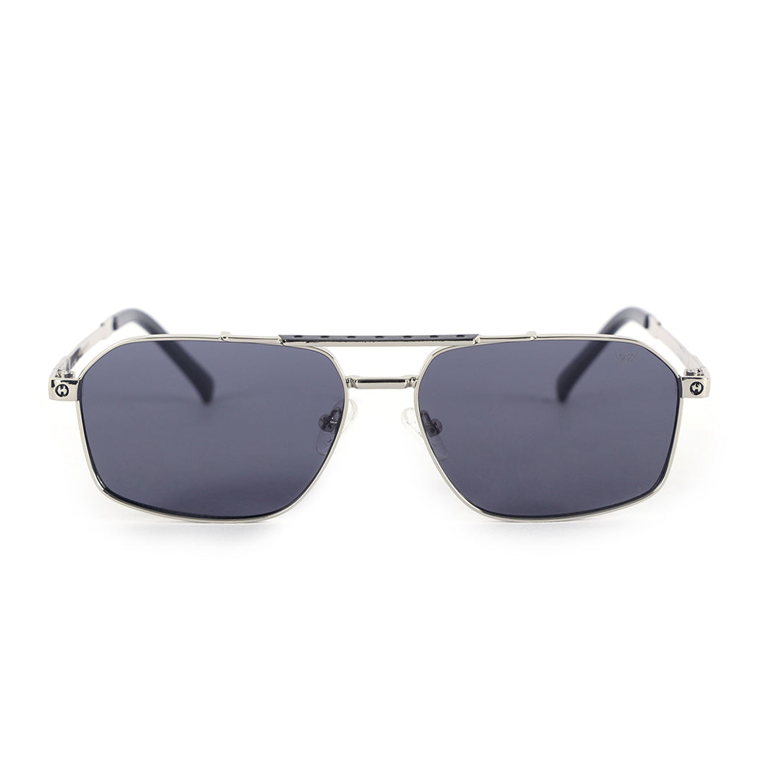 Venam Modern Squared Variant Silver Sunglasses | UV400 | Men & Women