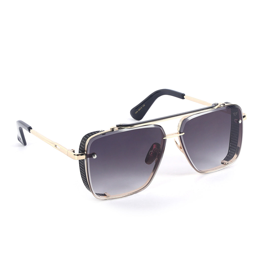 Astra Gold Square Aviator Sunglasses | UV400 | Men & Women