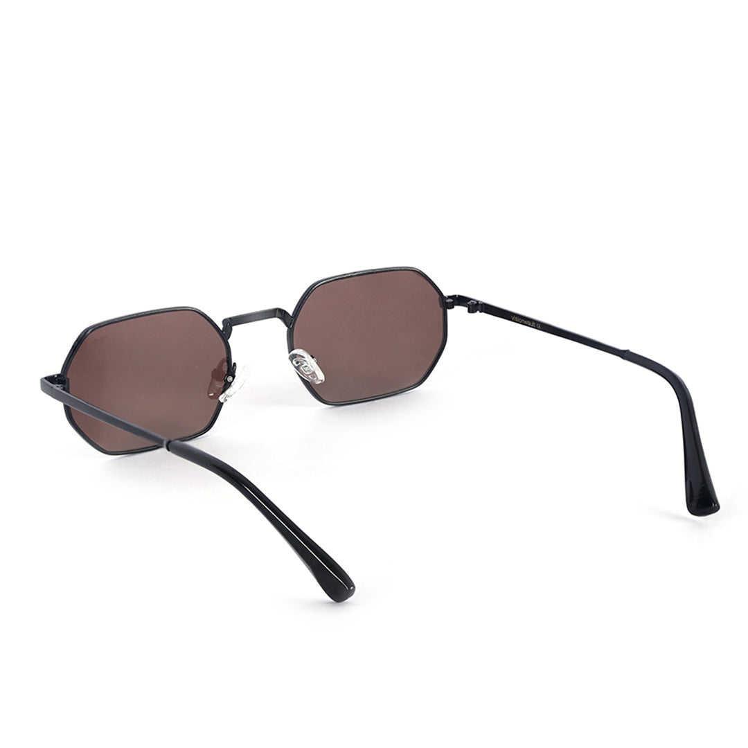 Spectrum Geometric Brown Sunglasses | UV400 | Men & Women