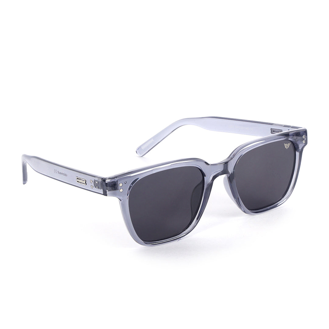 Galaxy Wayfarer Style Crystal Grey Square Sunglasses | UV400 | Men & Women