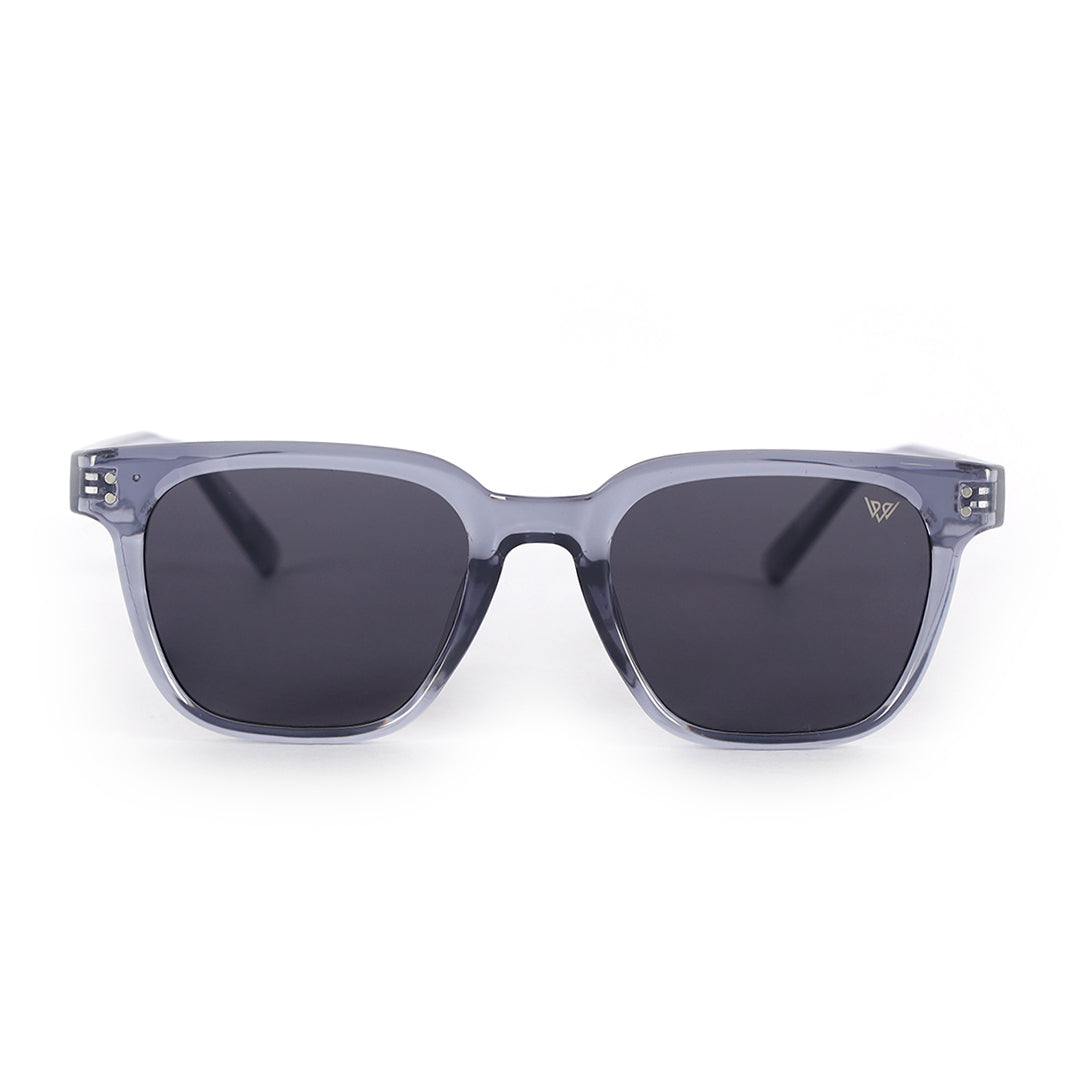 Galaxy Wayfarer Style Crystal Grey Square Sunglasses | UV400 | Men & Women