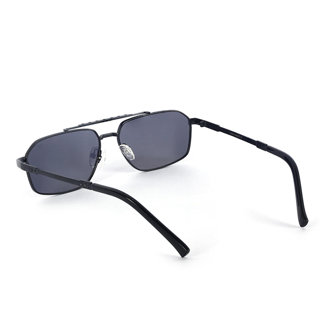 Venam Modern Squared Variant Black Sunglasses | UV400 | Men & Women