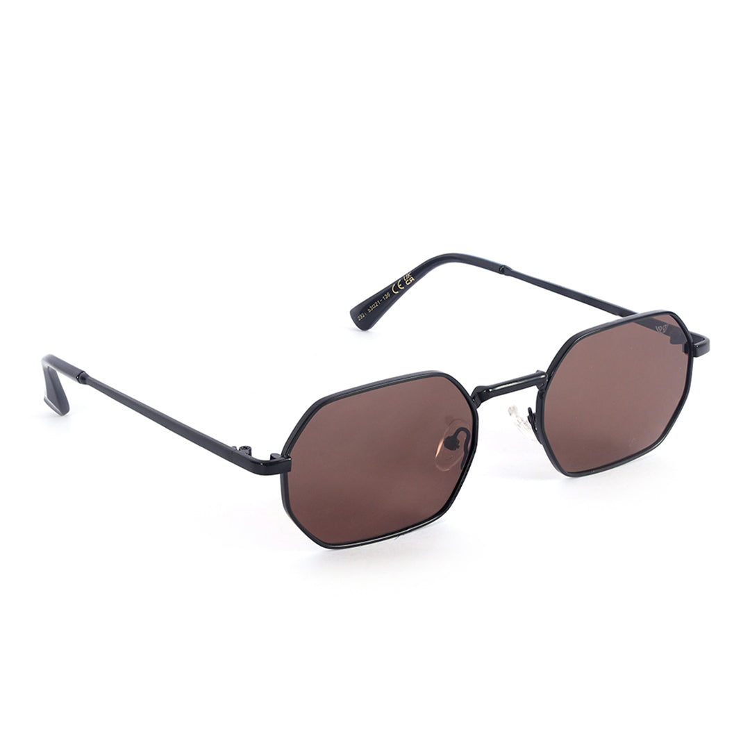 Spectrum Geometric Brown Sunglasses | UV400 | Men & Women