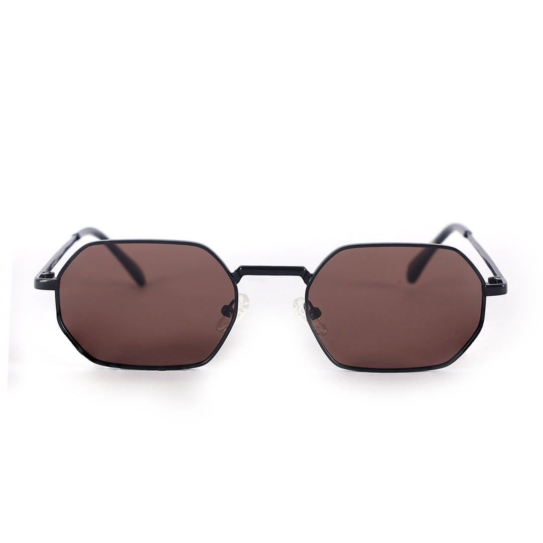 Spectrum Geometric Brown Sunglasses | UV400 | Men & Women