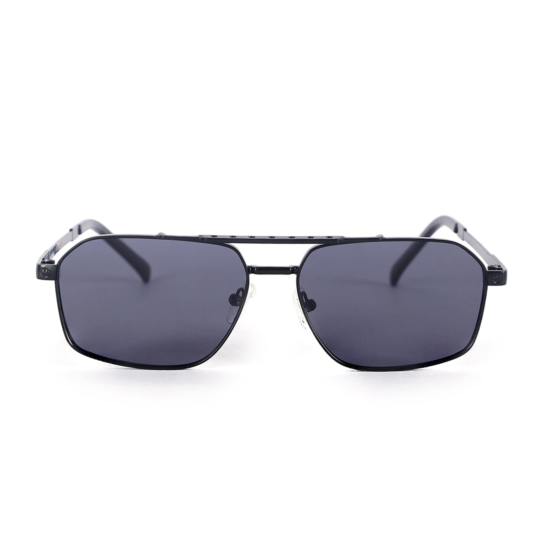 Venam Modern Squared Variant Black Sunglasses | UV400 | Men & Women