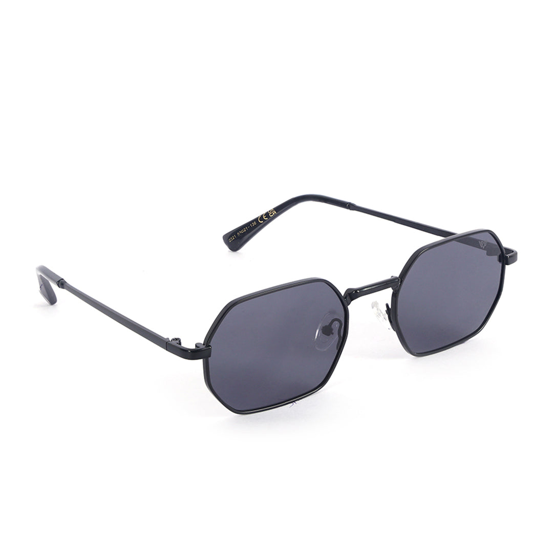 Spectrum Geometric Black Sunglasses | UV400 | Men & Women