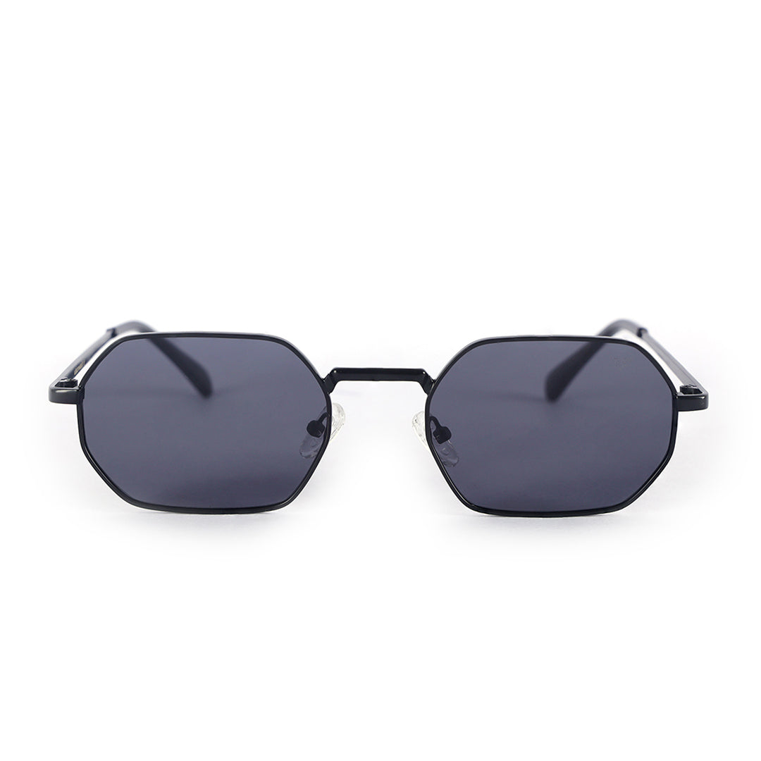 Spectrum Geometric Black Sunglasses | UV400 | Men & Women