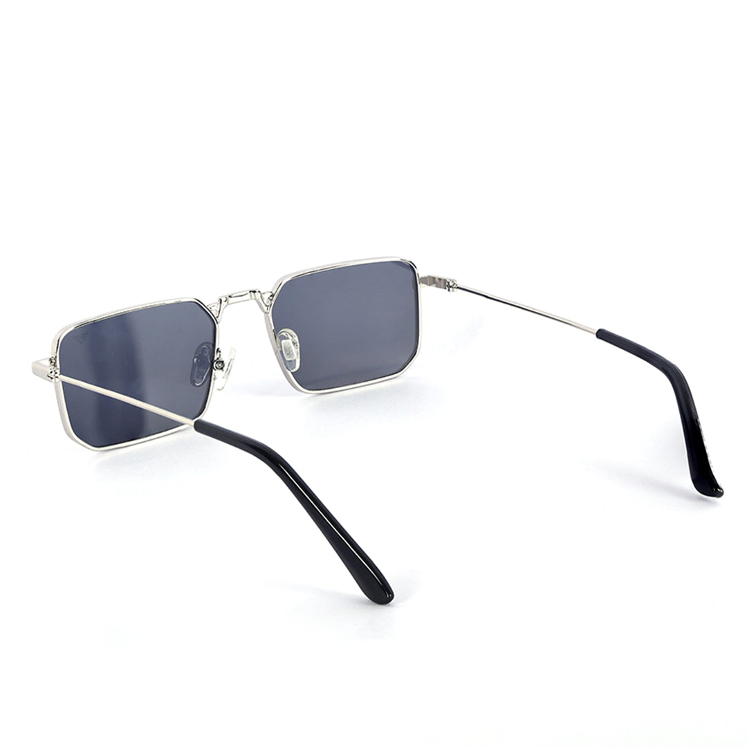 Dominator Classic Silver Geometric Sunglasses | UV400 | Men & Women