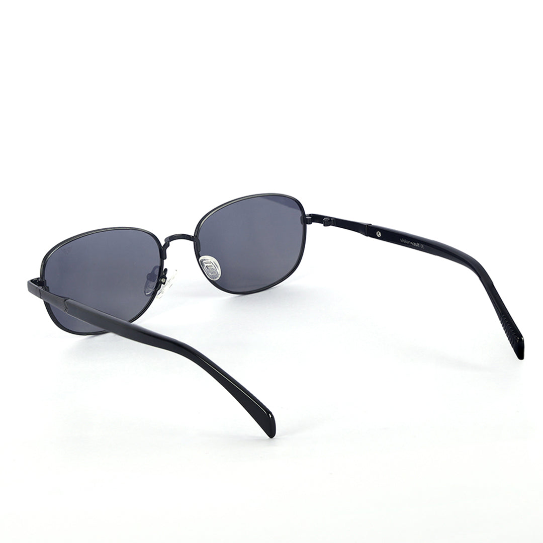 Shadow Black Prime Rectangle Sunglasses | UV400 | Men & Women