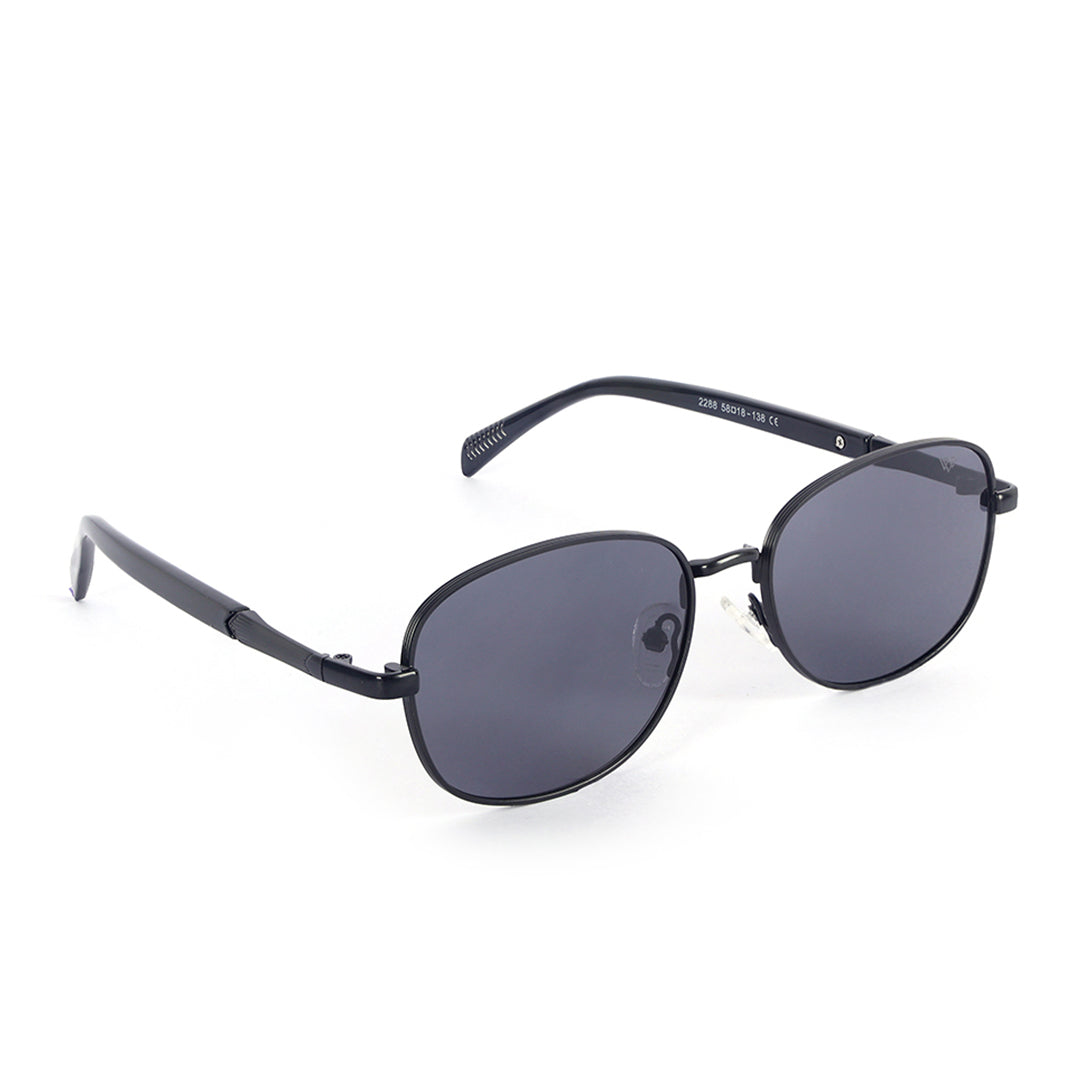 Shadow Black Prime Rectangle Sunglasses | UV400 | Men & Women
