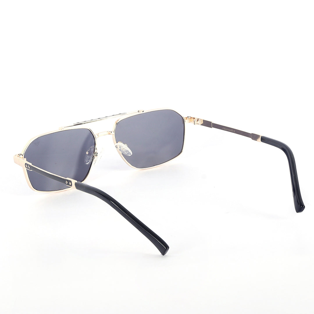 Venam Modern Squared Variant Gold Sunglasses | UV400 | Men & Women