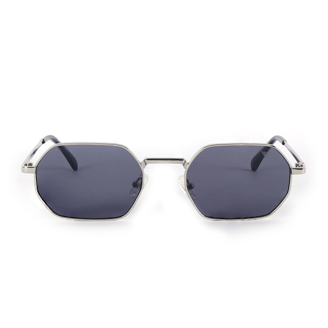 Spectrum Geometric Silver Sunglasses | UV400 | Men & Women