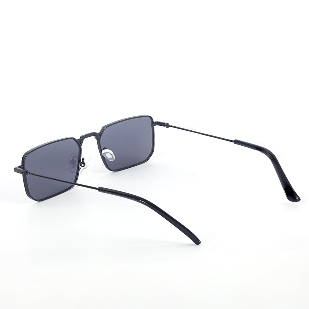 Dominator Classic Black Geometric Sunglasses | UV400 | Men & Women