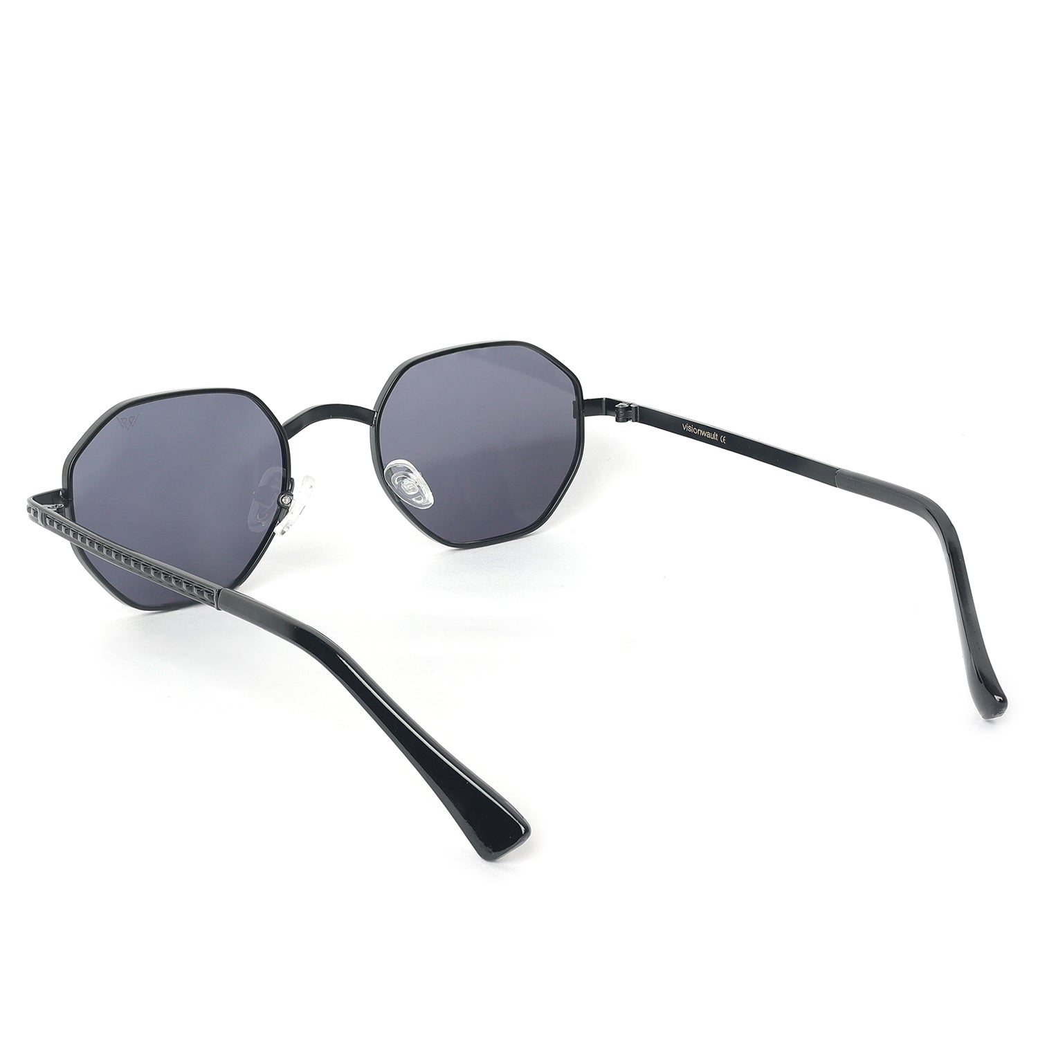 Striker Black Gradient Octagon Sunglasses | UV400 | Men & Women