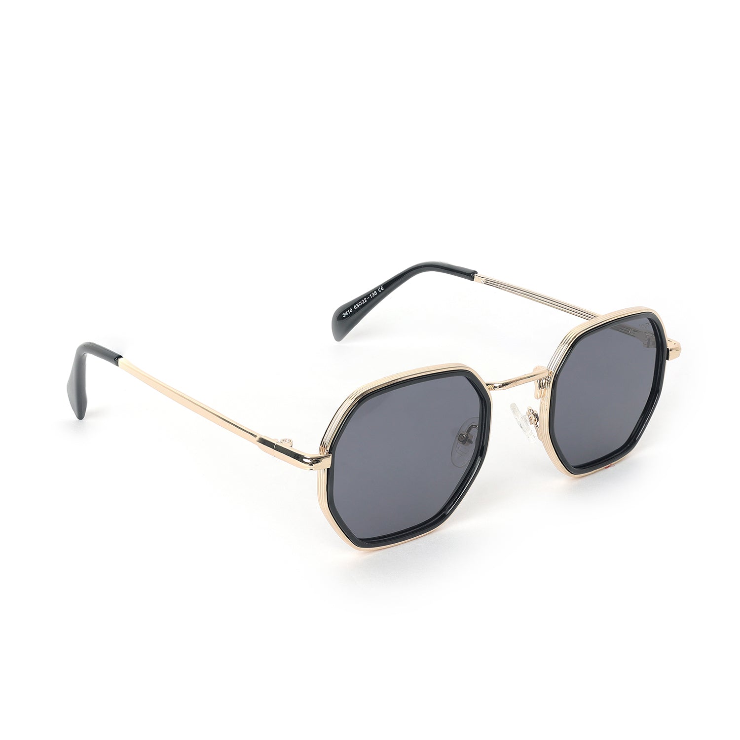 Stellar Geometric Gold Frames Sunglasses | UV400 | Men & Women