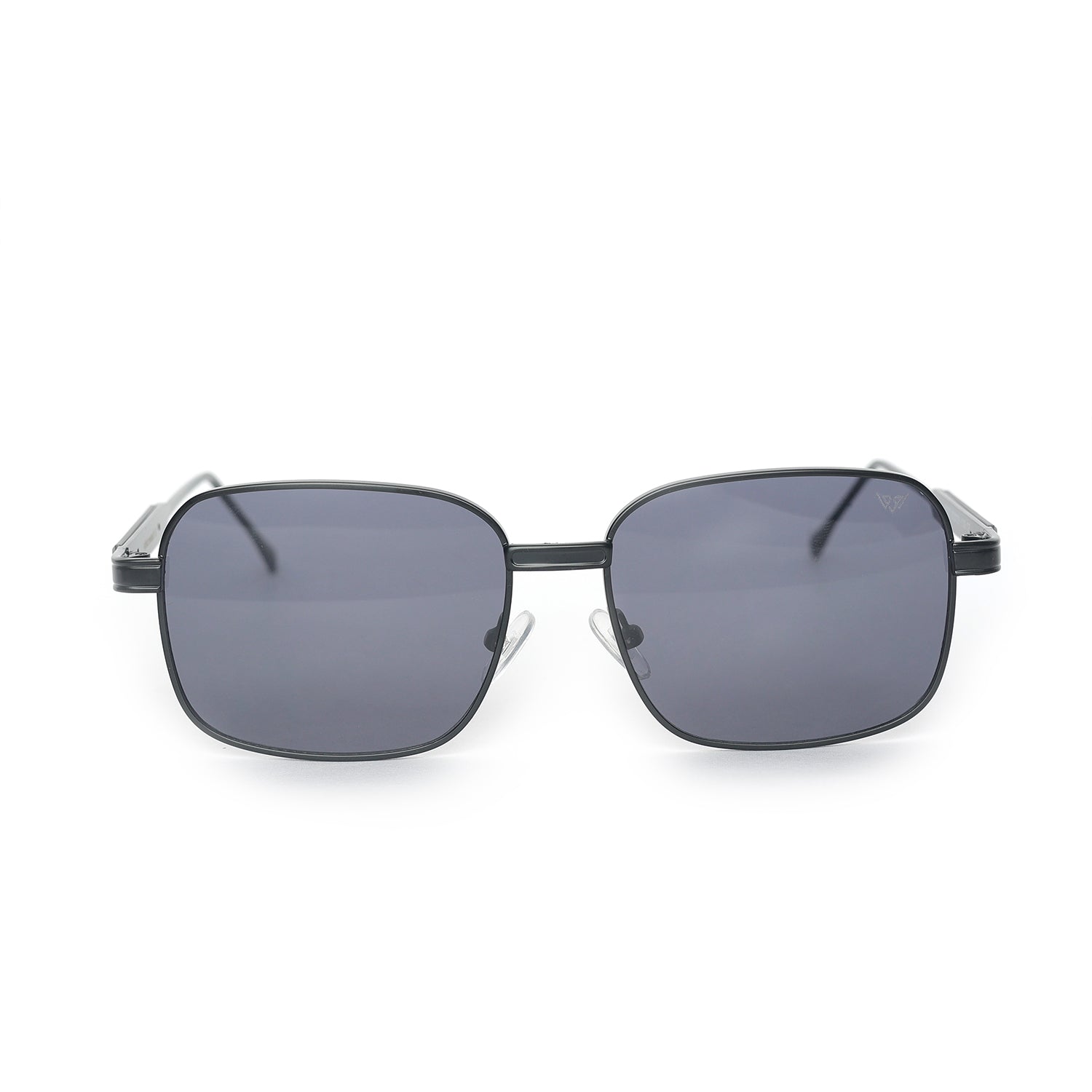 Polaris Black Rim Square Sunglasses | UV400 | Men & Women
