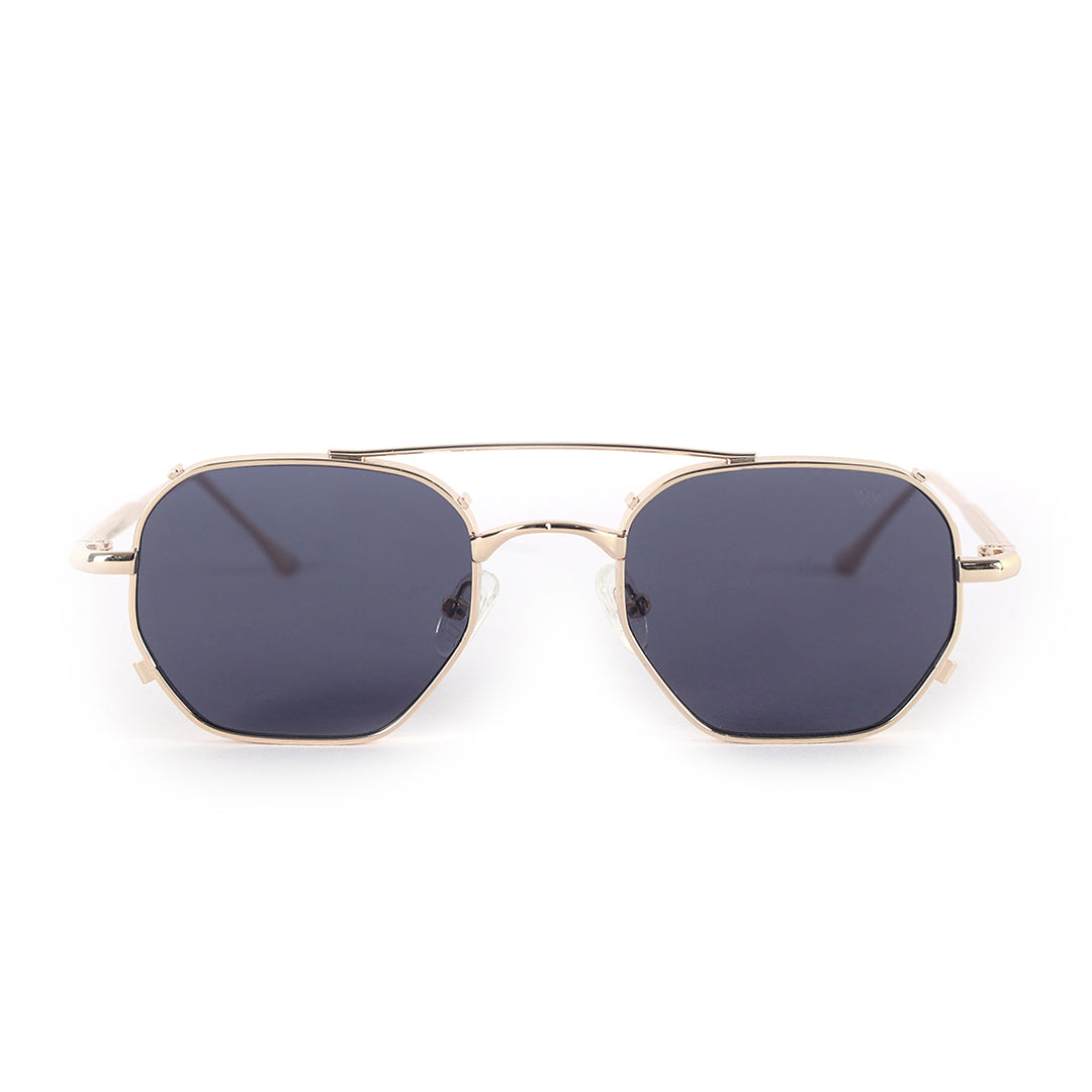 Warrior Premium Gold Sunglasses | UV400 | Men & Women