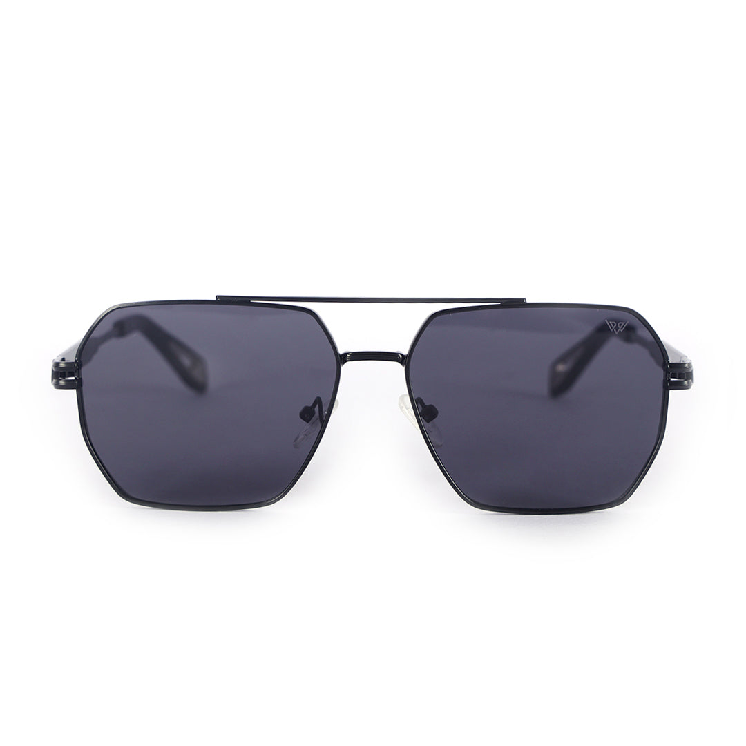 Magnum Matte Black Modern Squared Sunglasses  | UV400 | Men & Women