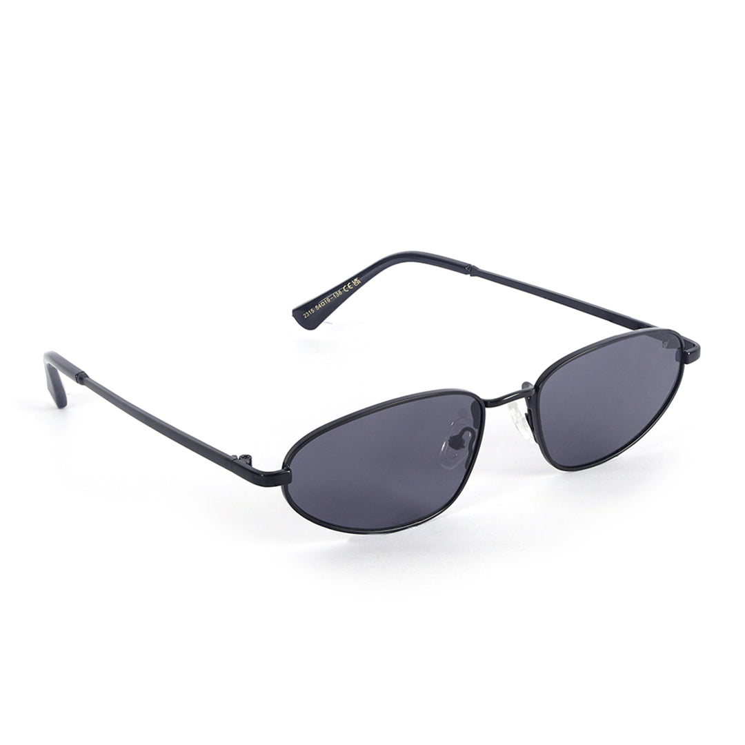 Cubix Modern Slim Black Sunglasses | UV400 | Men & Women